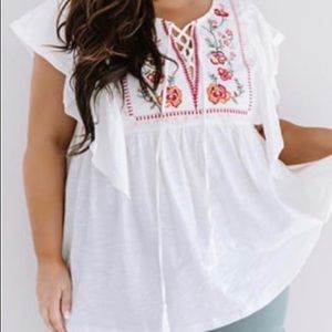 Impressions Boutique Embroidered Shirt